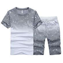 Load image into Gallery viewer, Men&#39;s Beach Sets Summer Short Casual Suits Sportswear Mens Clothing Man Two Pieces Fashion Print Sets Male sweatshirt Men Brand