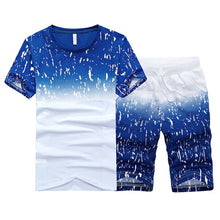 Load image into Gallery viewer, Men&#39;s Beach Sets Summer Short Casual Suits Sportswear Mens Clothing Man Two Pieces Fashion Print Sets Male sweatshirt Men Brand