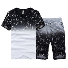 Load image into Gallery viewer, Men&#39;s Beach Sets Summer Short Casual Suits Sportswear Mens Clothing Man Two Pieces Fashion Print Sets Male sweatshirt Men Brand