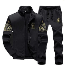 Load image into Gallery viewer, Tracksuit Men Set Casual Suits Sportswear Tracksuit Stand Collar Mens Clothing Man Two Pieces Male Sweatshirt Big Size M-9XL