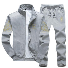 Load image into Gallery viewer, Tracksuit Men Set Casual Suits Sportswear Tracksuit Stand Collar Mens Clothing Man Two Pieces Male Sweatshirt Big Size M-9XL